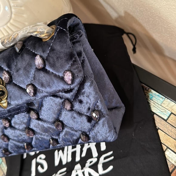 Kurt Geiger London
Mini Kensington Velvet Tonal Jewel Crossbody Bag - Picture 8 of 16